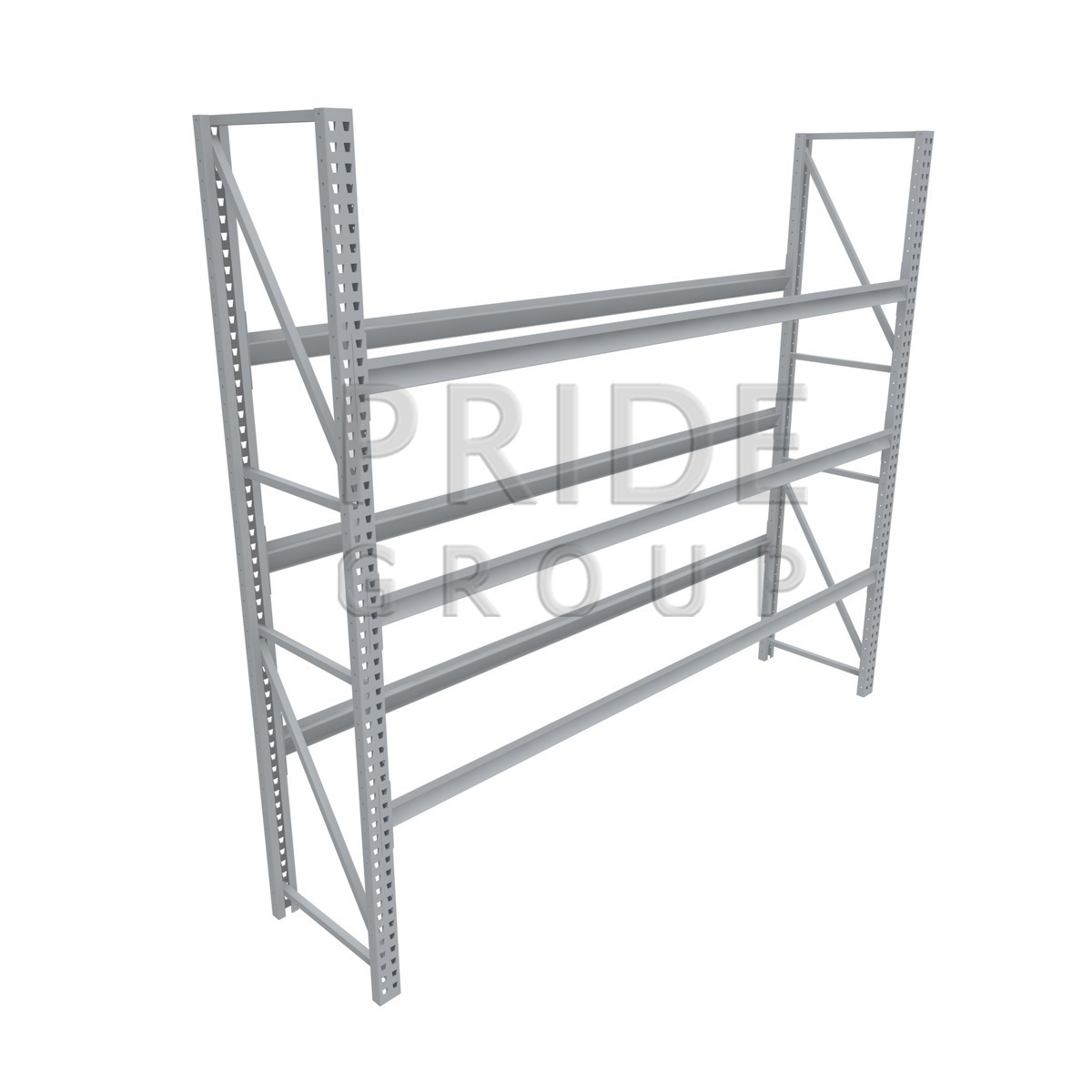 картинка Стеллаж грузовой СГП 1250x600x3000 3 полки без настила