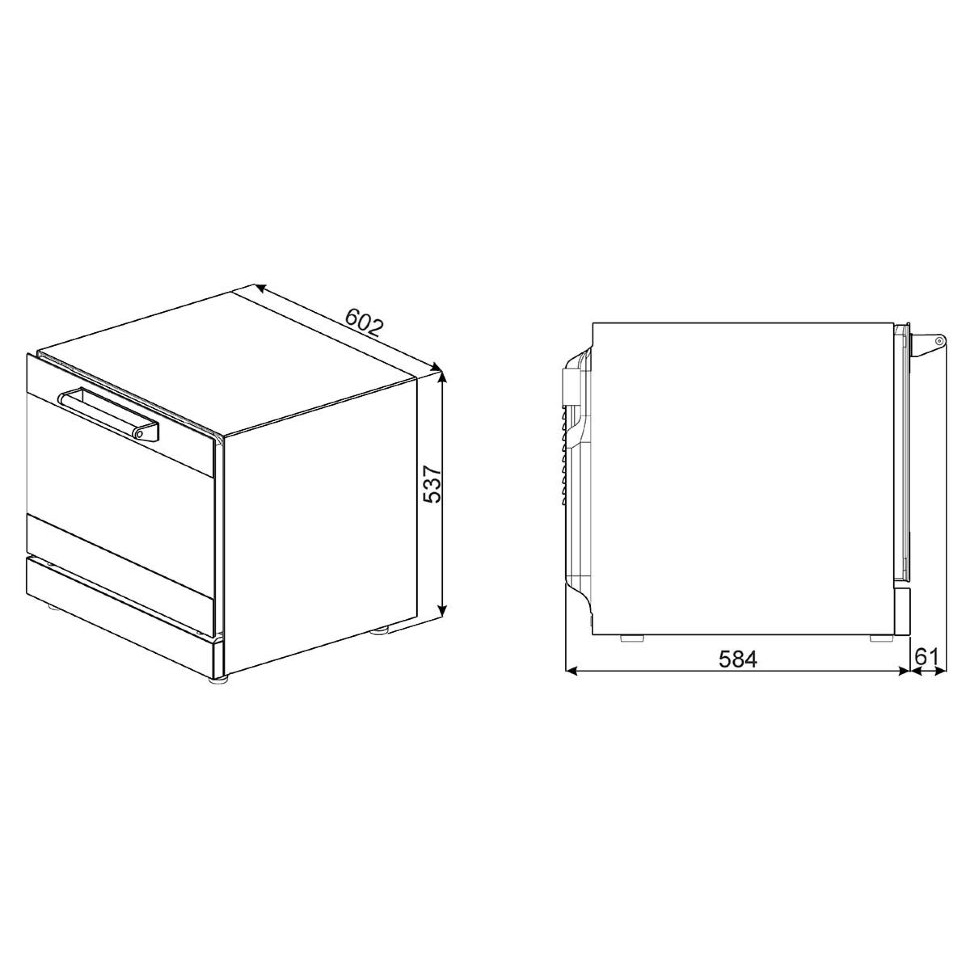 картинка Конвекционная печь Smeg ALFA43XE