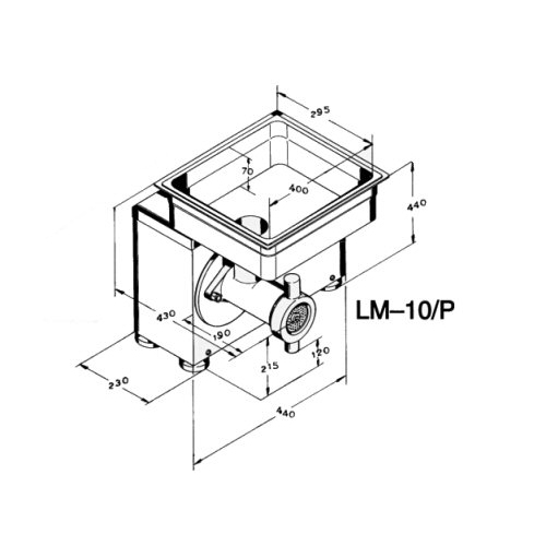 картинка Мясорубка KT LM-10/P Enterprise